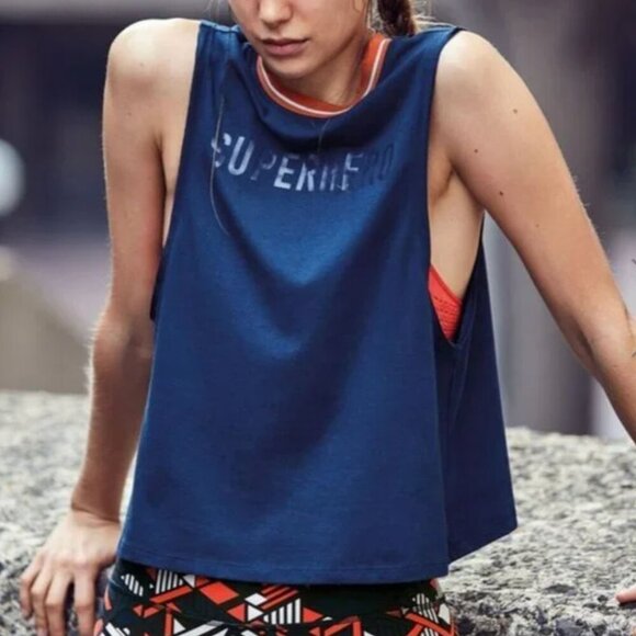 SWEATY BETTY Super Hero Cropped Muscle Tank - Picture 1 of 9